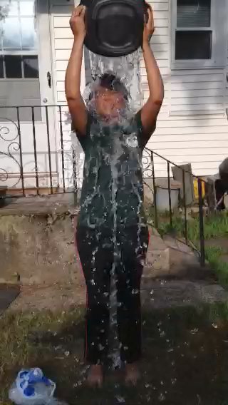 Brandeis BMF Post-doc, Mugdha takes the Ice Bucket Challenge for ALS.
